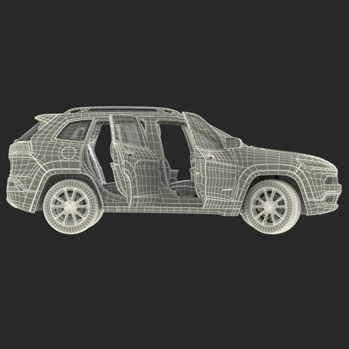 3D model Jeep Cherokee 2015 Rigged