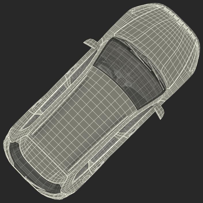 3D model Jeep Cherokee 2015 Rigged