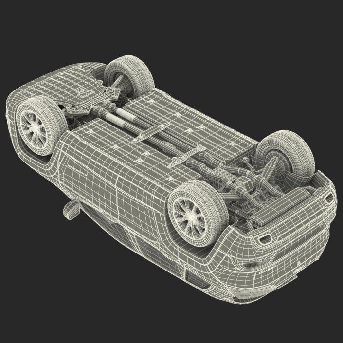 3D model Jeep Cherokee 2015 Rigged