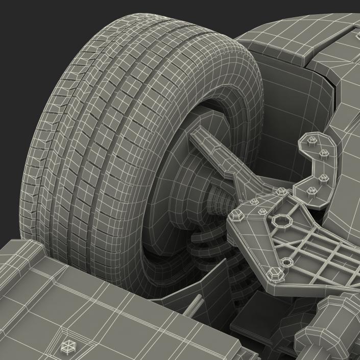 3D model Jeep Cherokee 2015 Rigged