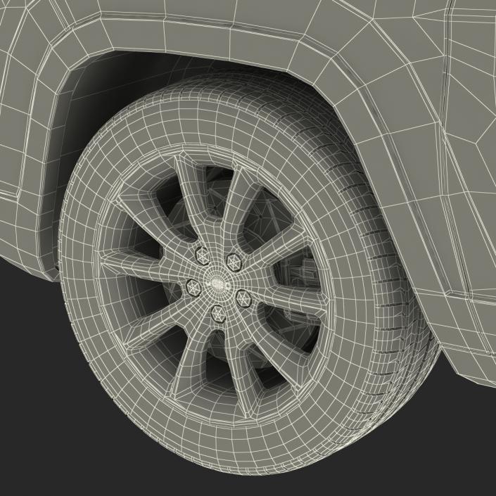 3D model Jeep Cherokee 2015 Rigged