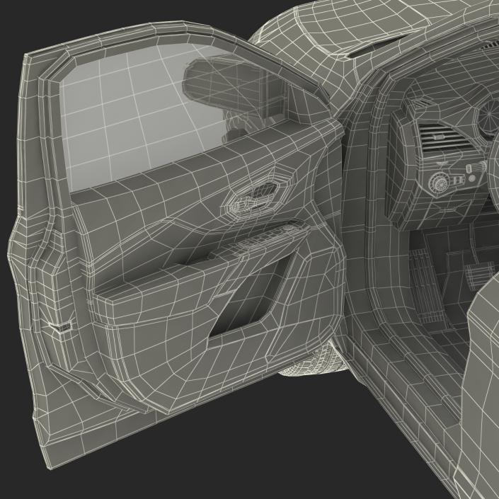 3D model Jeep Cherokee 2015 Rigged