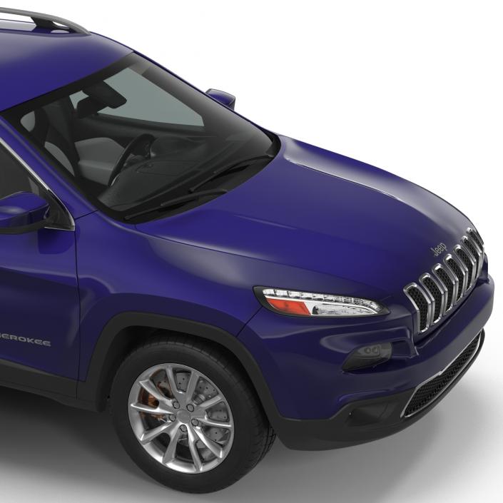 Jeep Cherokee 2015 Simple Interior 3D model