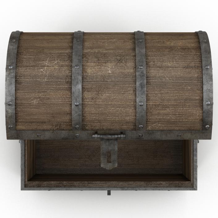 3D Old Wooden Chest