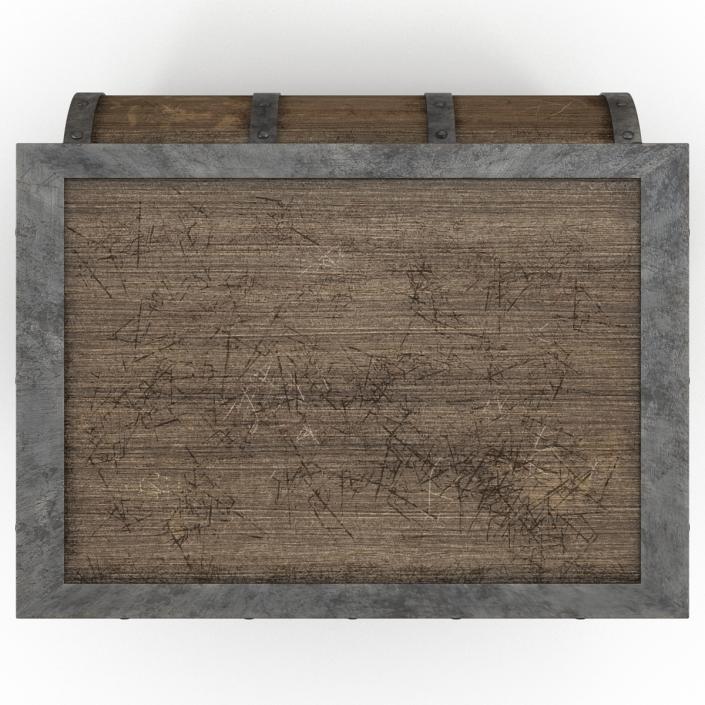 3D Old Wooden Chest