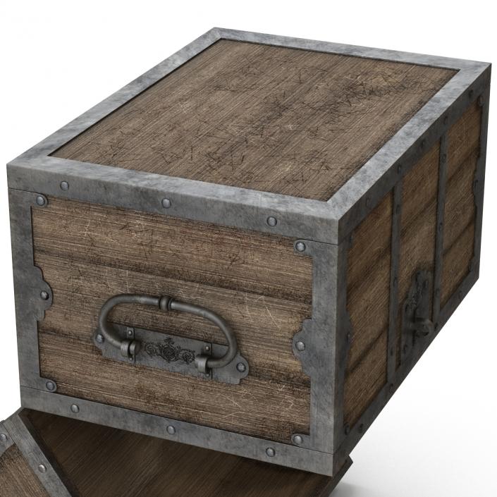 3D Old Wooden Chest