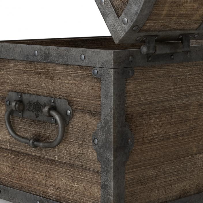 3D Old Wooden Chest