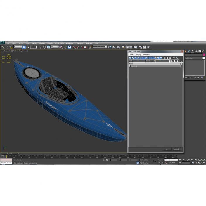 Kayak 3D model