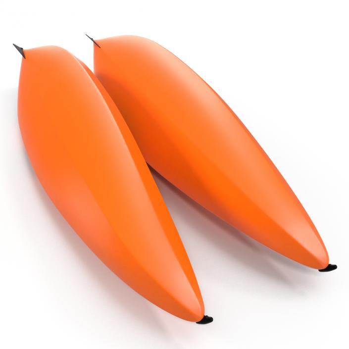 Kayak Orange 3D