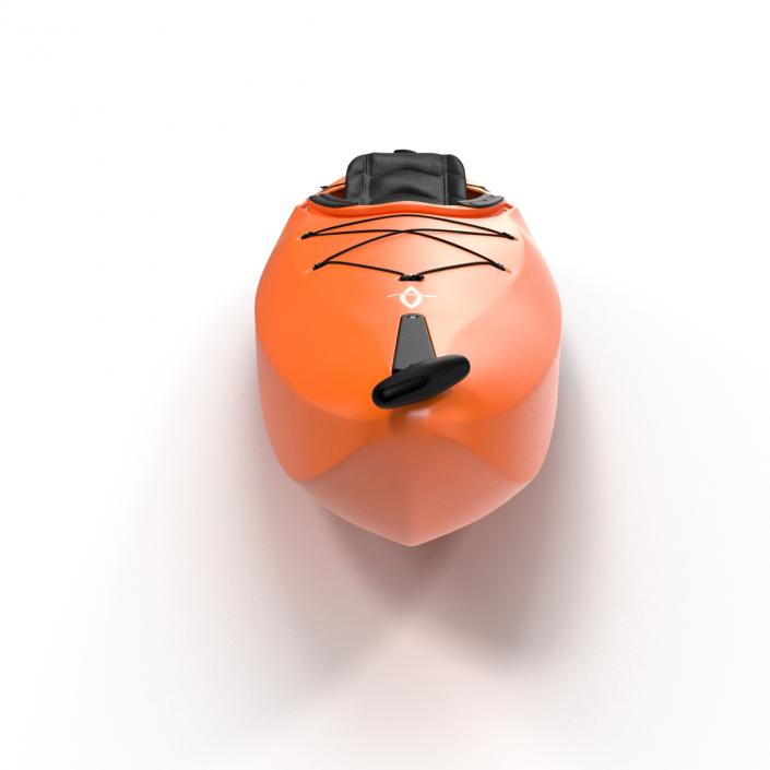 Kayak Orange 3D