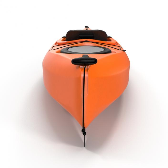 Kayak Orange 3D