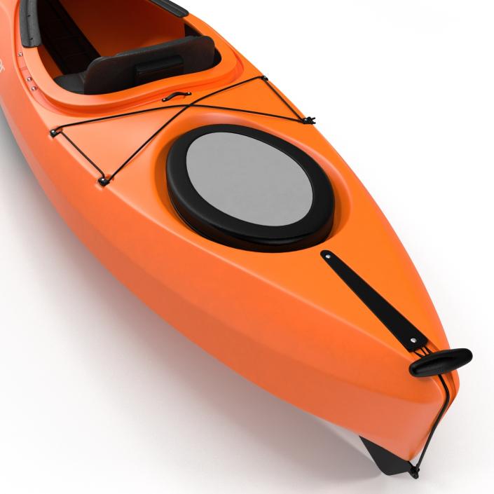 Kayak Orange 3D