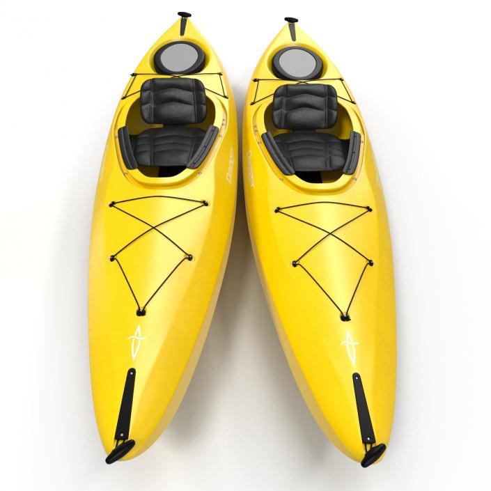 Kayak Yellow 3D