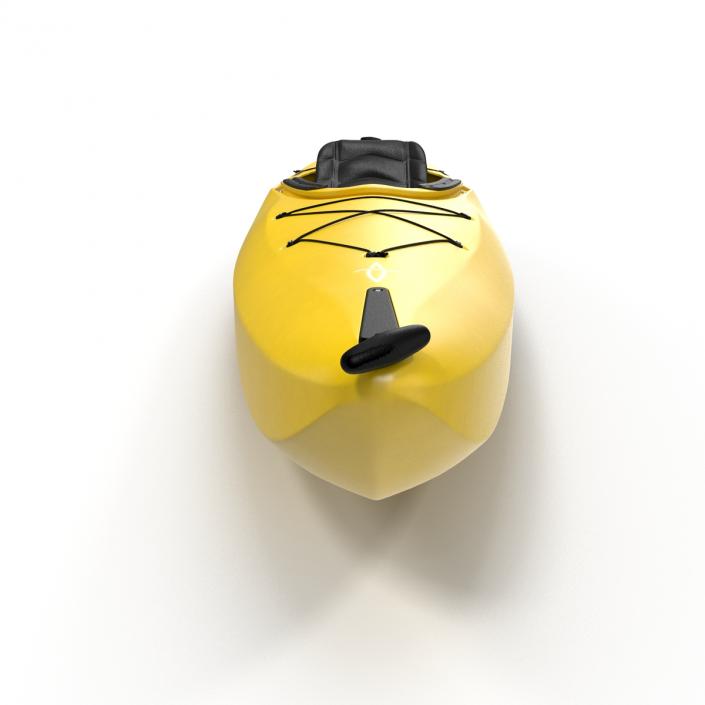 Kayak Yellow 3D