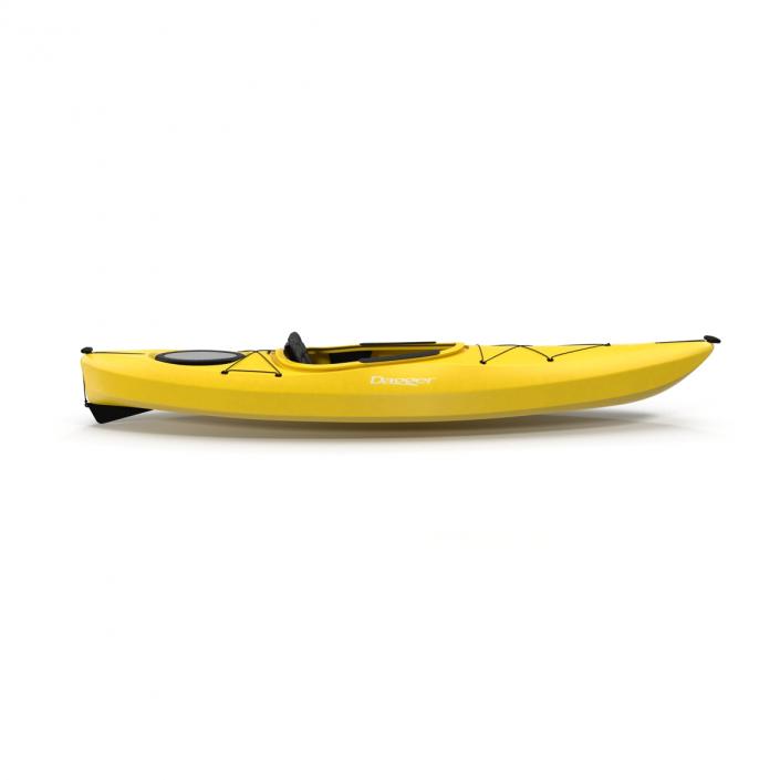 Kayak Yellow 3D