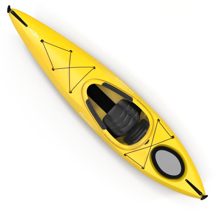 Kayak Yellow 3D