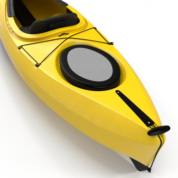 Kayak Yellow 3D