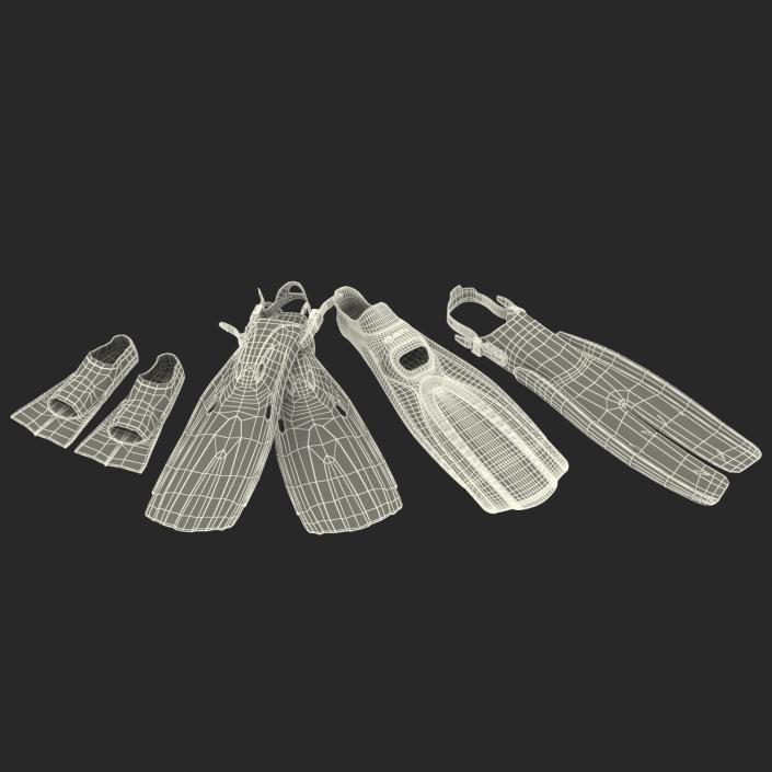 3D model Swim Fins 3D Models Collection