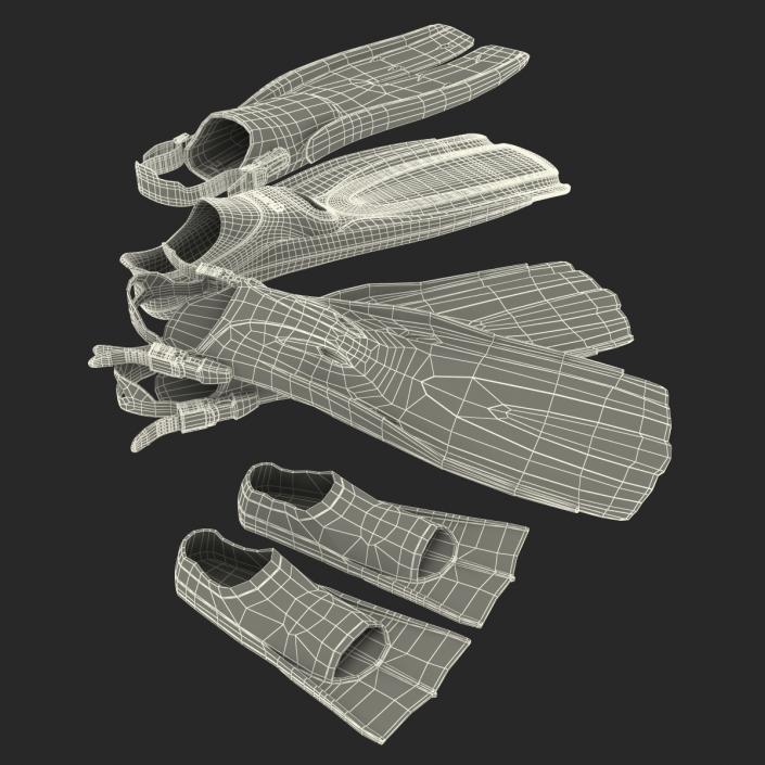 3D model Swim Fins 3D Models Collection