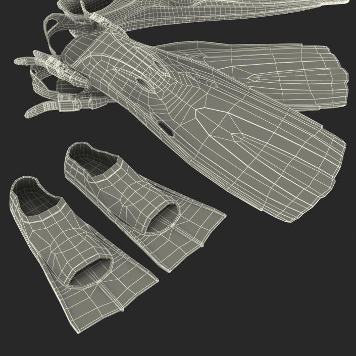 3D model Swim Fins 3D Models Collection