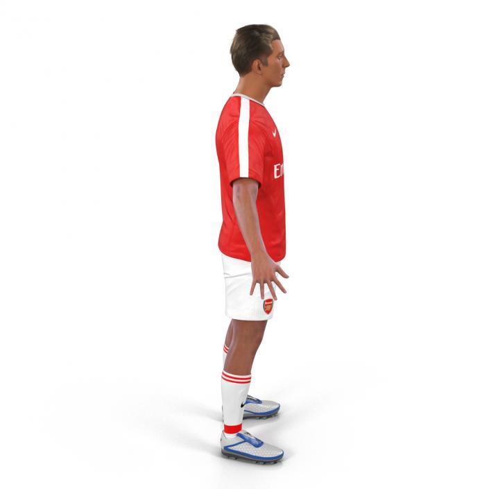 3D model Soccer Player Arsenal Rigged 2