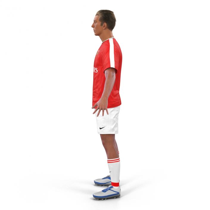 3D model Soccer Player Arsenal Rigged 2