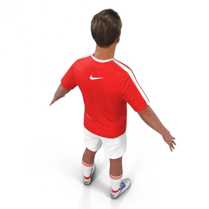 3D model Soccer Player Arsenal Rigged 2