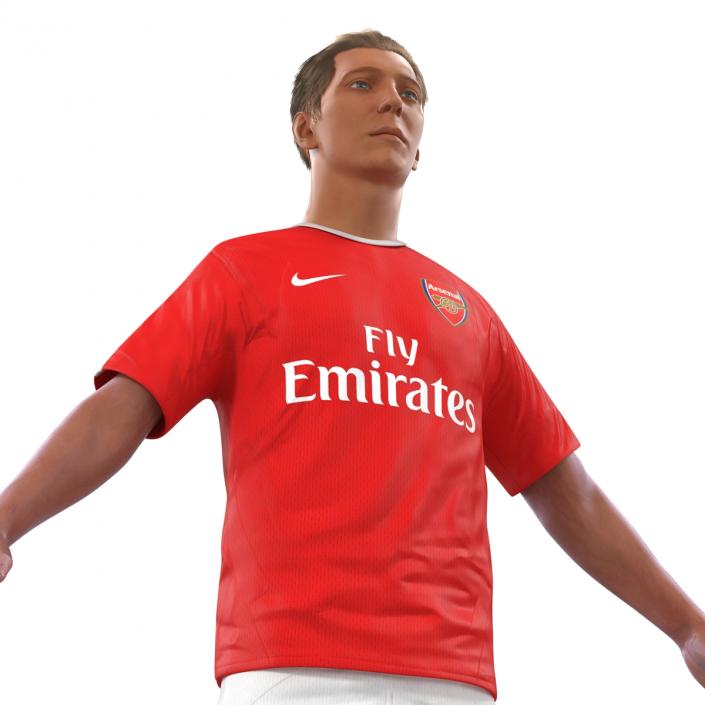 3D model Soccer Player Arsenal Rigged 2