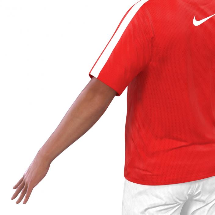 3D model Soccer Player Arsenal Rigged 2