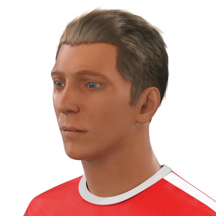 3D model Soccer Player Arsenal Rigged 2