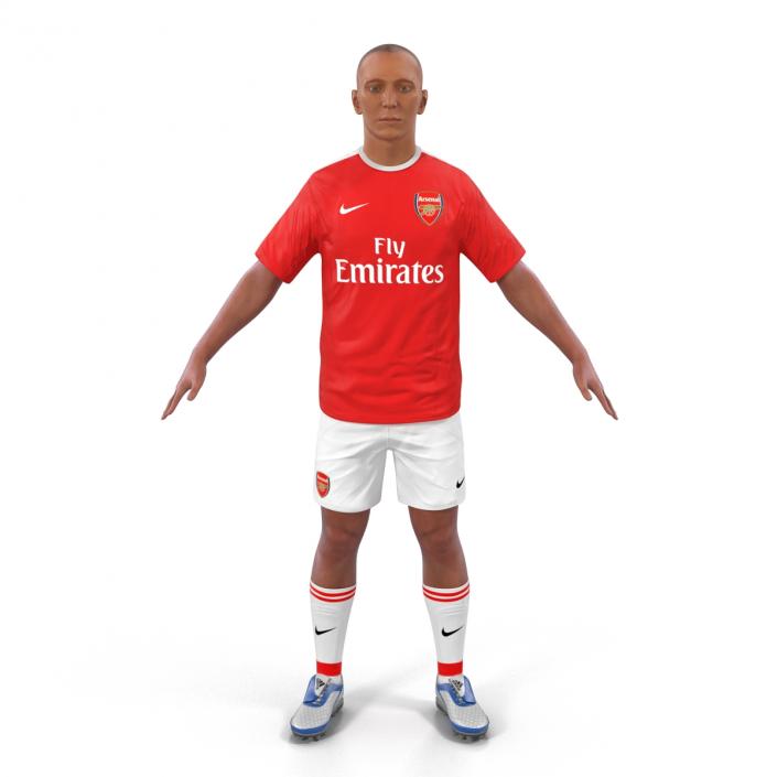 3D Soccer Player Arsenal