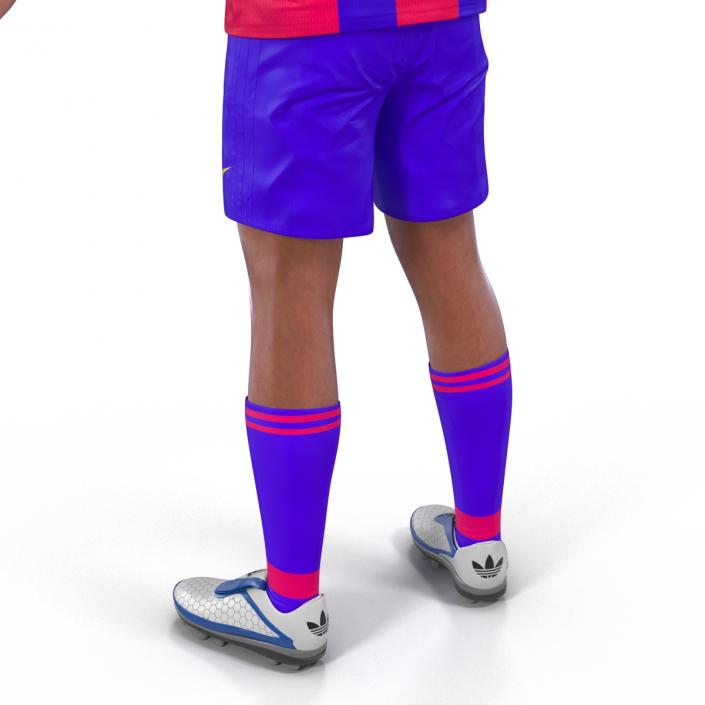 Soccer Player Barcelona Rigged 2 3D