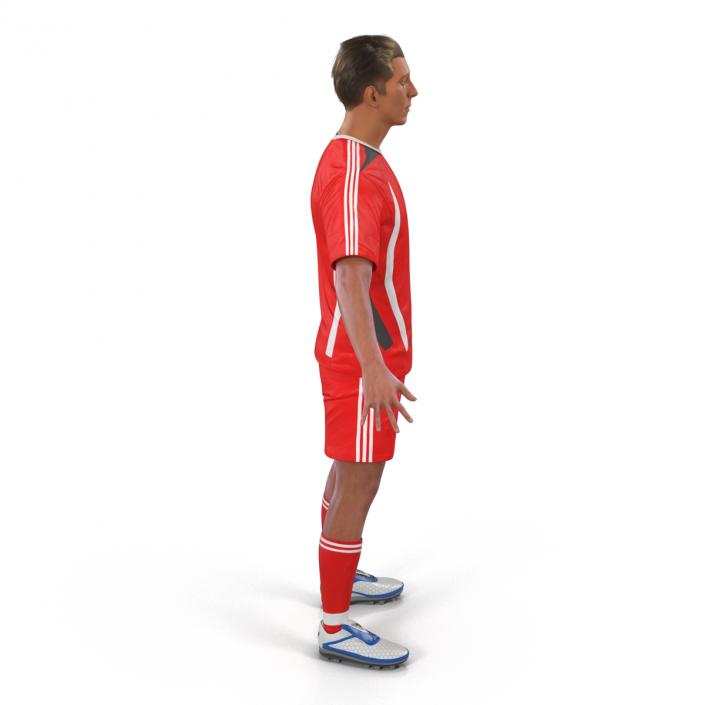 3D Soccer Player Generic Rigged model