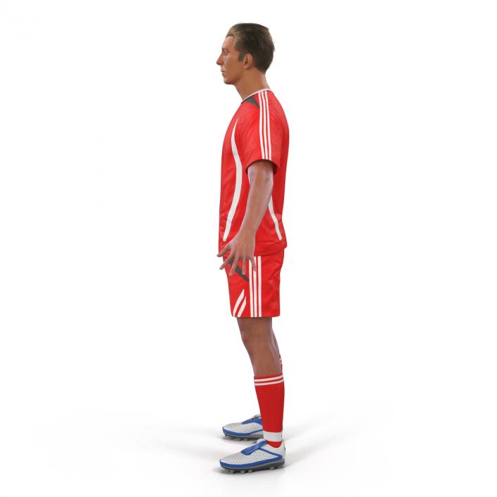 3D Soccer Player Generic Rigged model