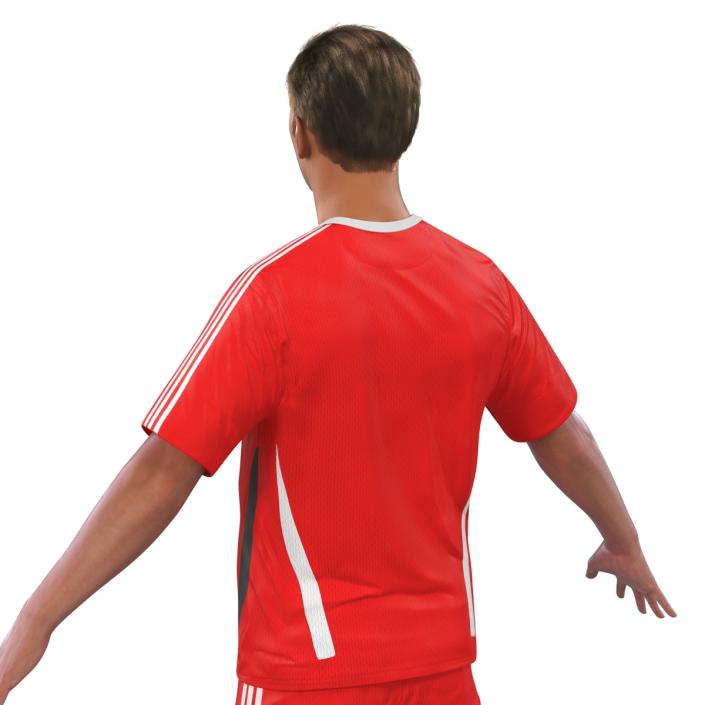 3D Soccer Player Generic Rigged model