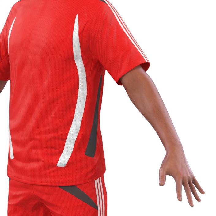 3D Soccer Player Generic Rigged model