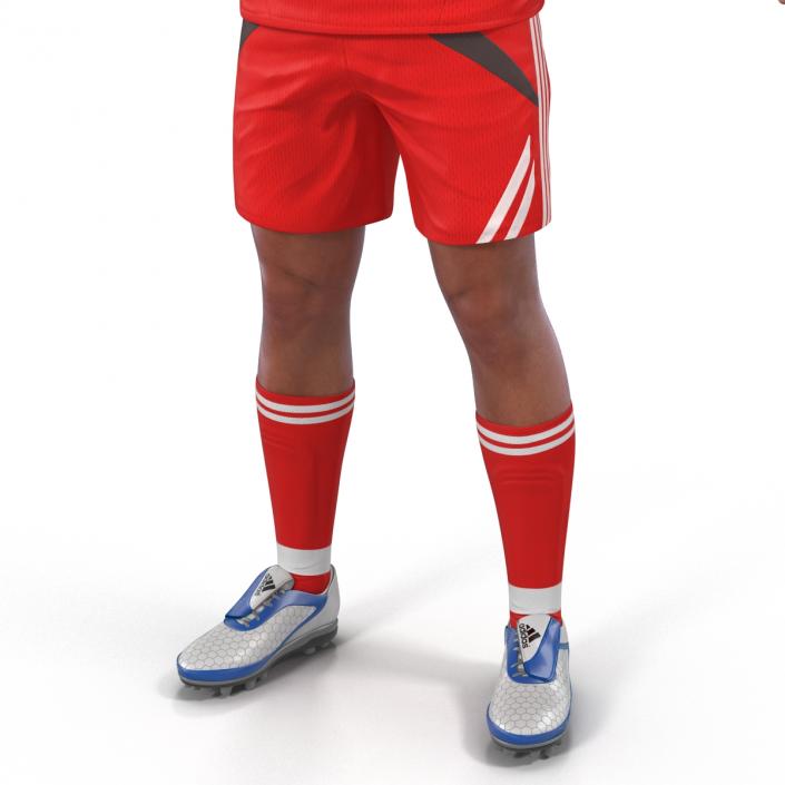 3D Soccer Player Generic Rigged model