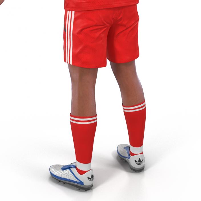 3D Soccer Player Generic Rigged model