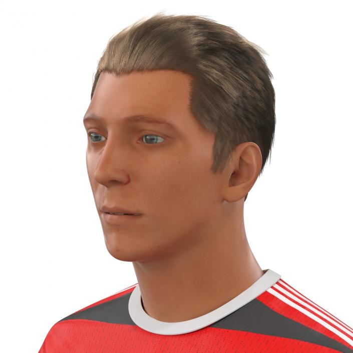 3D Soccer Player Generic Rigged model