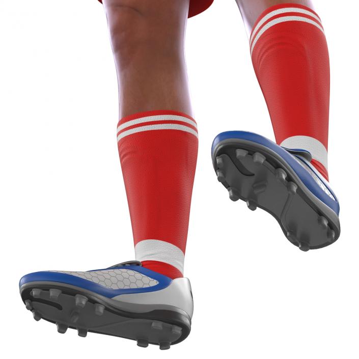 3D Soccer Player Generic Rigged model