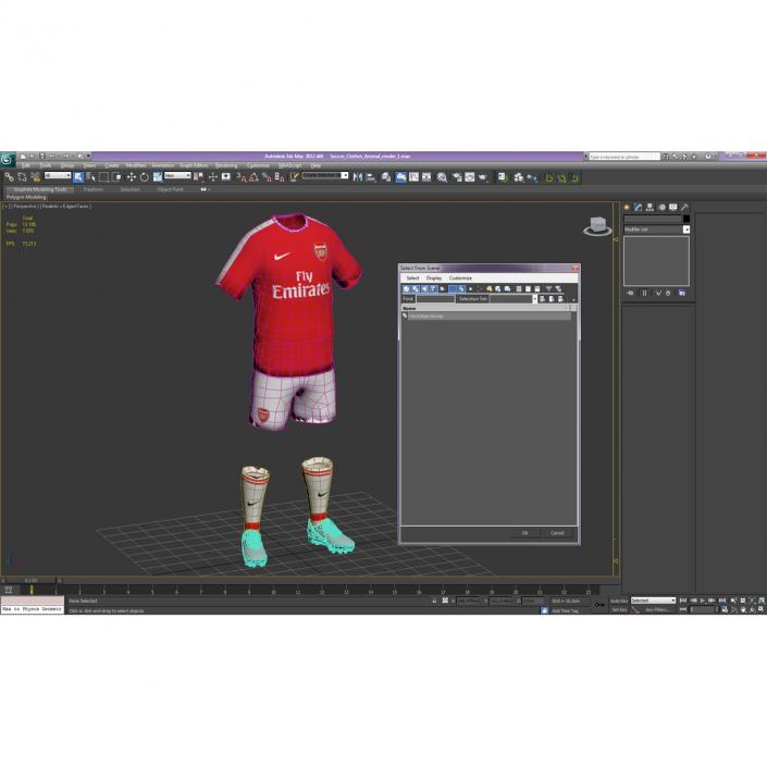 Soccer Clothes Arsenal 3D