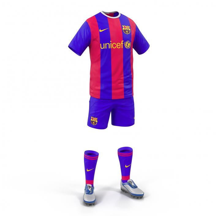 Soccer Clothes Barcelona 3D model