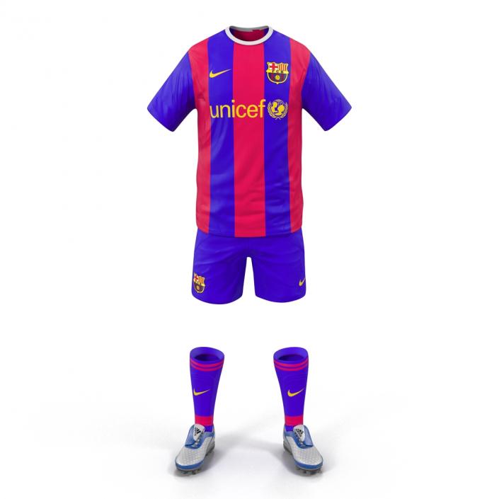 Soccer Clothes Barcelona 3D model