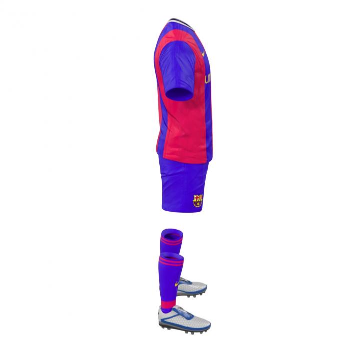 Soccer Clothes Barcelona 3D model