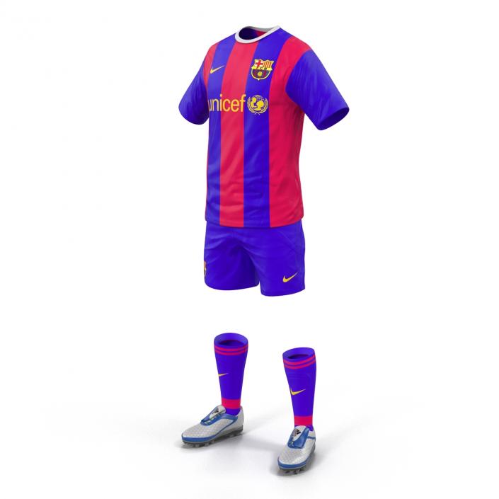 Soccer Clothes Barcelona 3D model