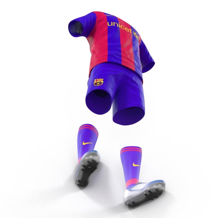 Soccer Clothes Barcelona 3D model