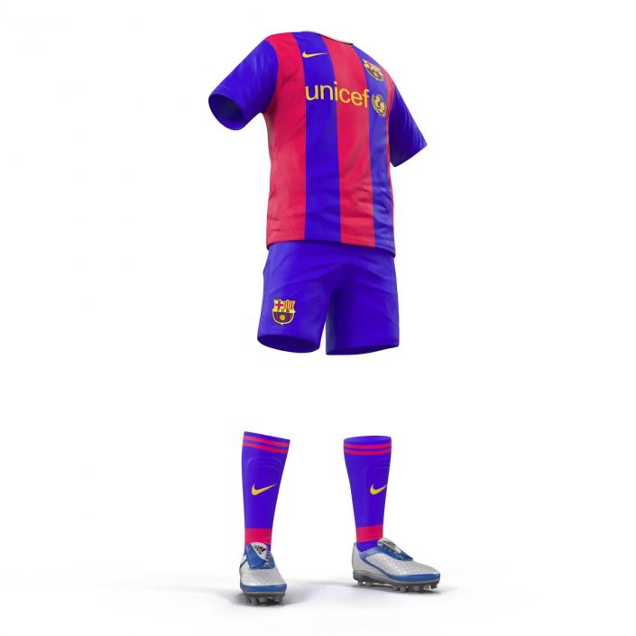 Soccer Clothes Barcelona 3D model