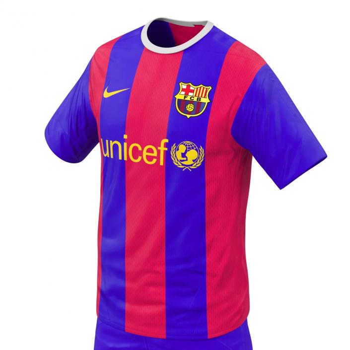 Soccer Clothes Barcelona 3D model