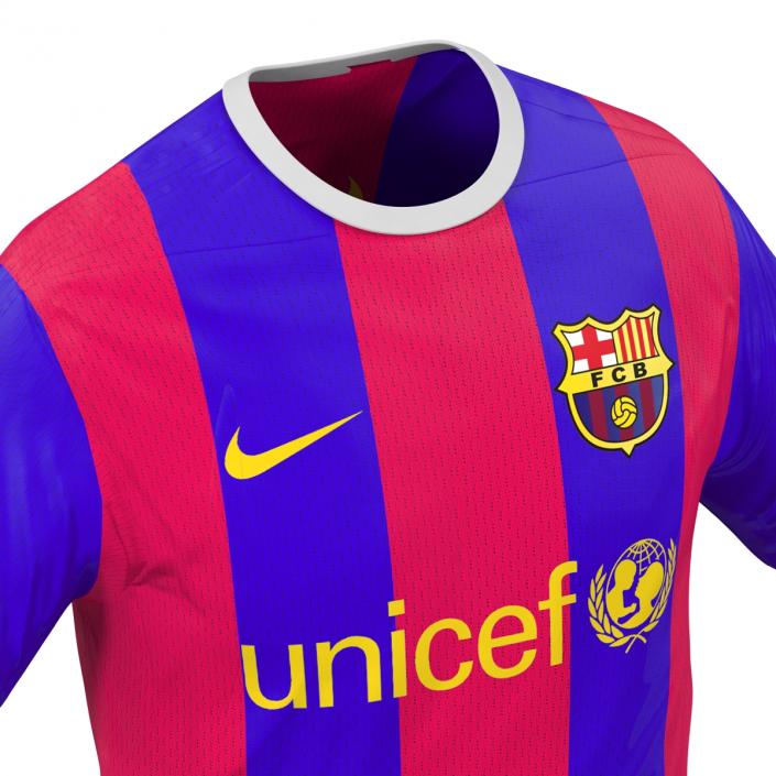 Soccer Clothes Barcelona 3D model