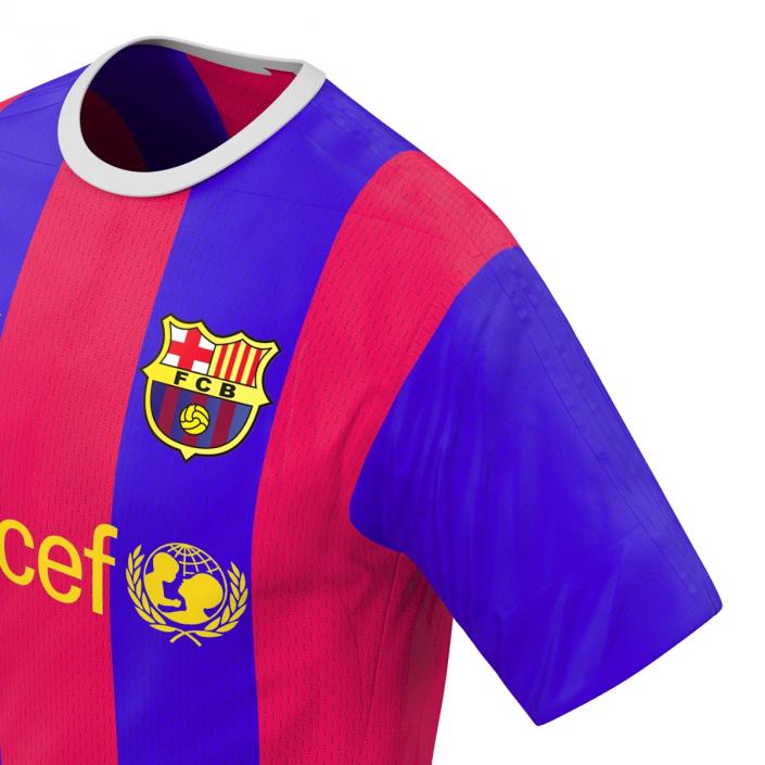 Soccer Clothes Barcelona 3D model